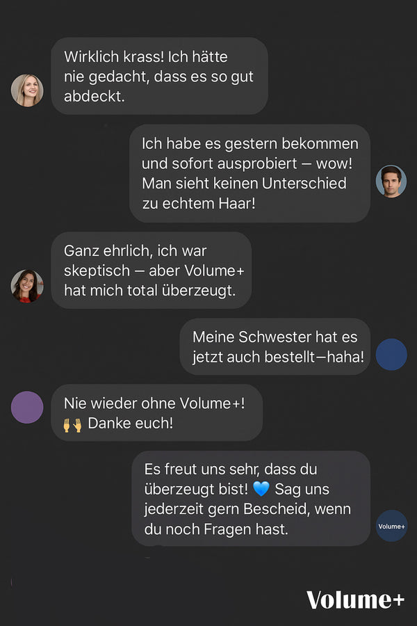 VOLUME+™️   Sofort volleres Haar