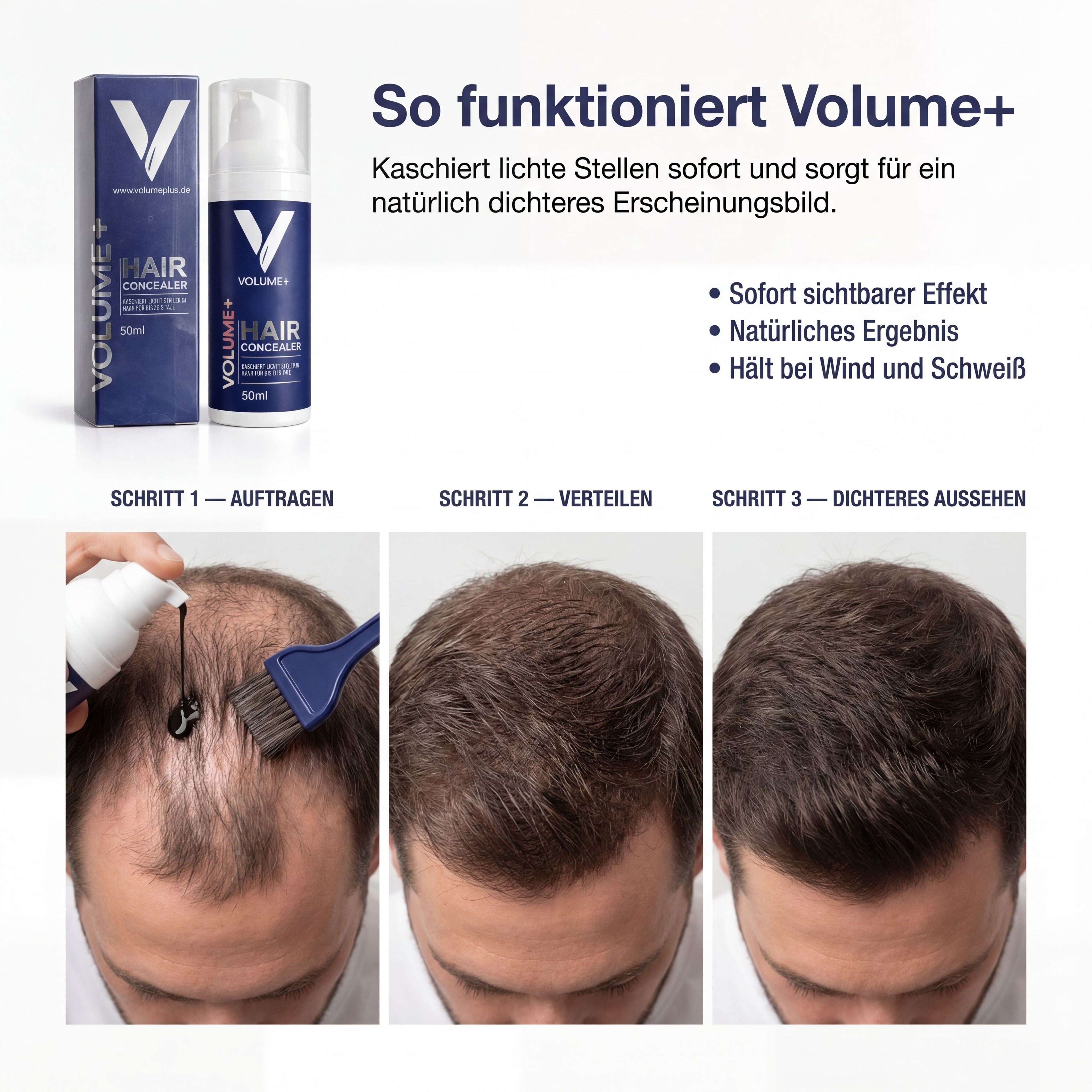 VOLUME+™️ Sofortiges Ergebnis