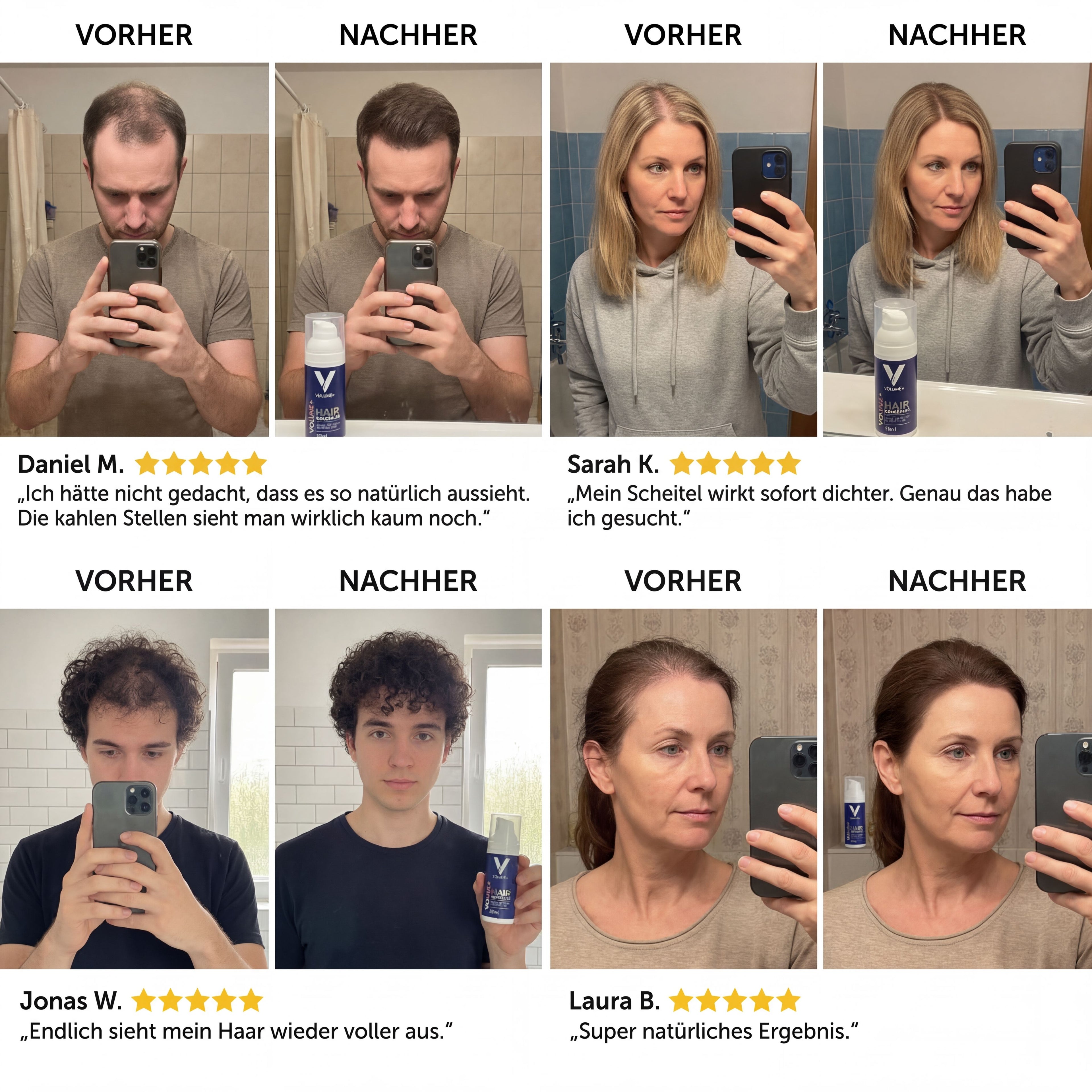 VOLUME+™️ Sofortiges Ergebnis